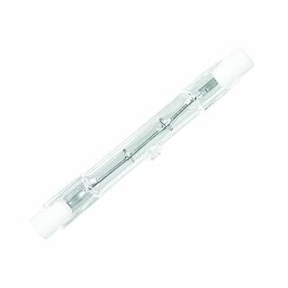 Feit Electric BPQ100T3/CL/S Clear Short Halogen Bulb, 100W