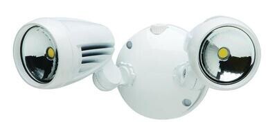Heath Zenith HZ-8485-WH-A Led Dual Head Security Light, White