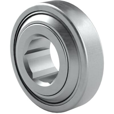 Peer Bearing Hex Bore Ag Bearing, 0.8750"X2.0470" X1.000"X0.591 Cylindrical OD