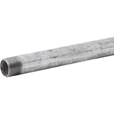 Kloeckner Metals 14GalvPipe Galvanized Steel Pipe, 1/4&quot;