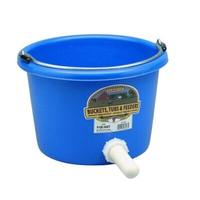 Miller Mfg CP8 Calf Bucket w/Nipple, 8Qt