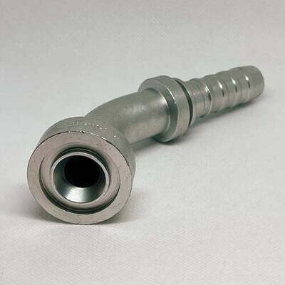 Hydraulic 45° Ell Fitting, 1&quot;X1-1/4&quot; CAT Flange