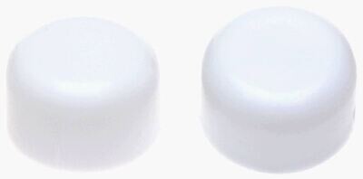 PlumbPak PP835-30 Plastic WhiteToilet Bolt Caps