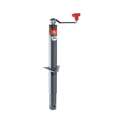 Bulldog Round Trailer Jack, A-Frame Bolt On, 2000Lb
