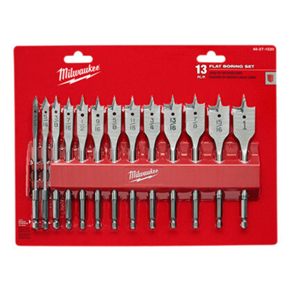 Milwaukee 48-27-1520 Spade Bit Set, 13Pc