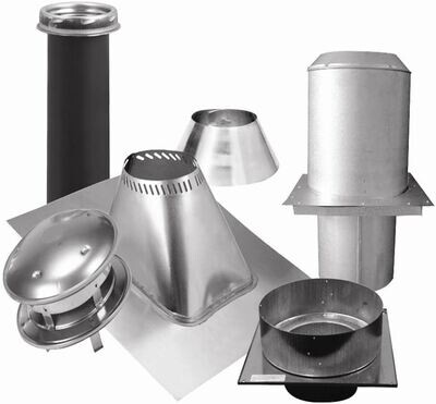 Selkirk Through The Roof 6&quot; Chimney Kit