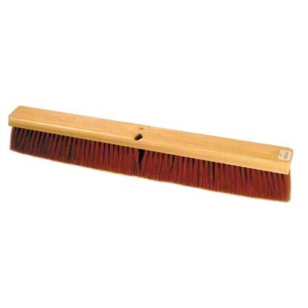 Coarse Maroon Floor Brush, 24&quot;