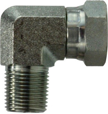 Hydraulic Ell Adaptor, 3/4&quot;MP X 1/2&quot;FP