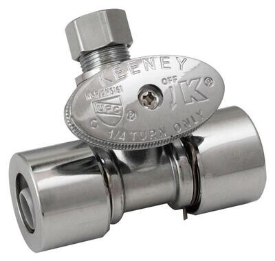 PlumbPak K2802PCPO 3-Way Quarter In-Line 3-Way Valve