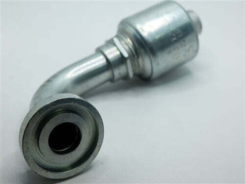 Hydraulic Fitting, 1&quot;X1&quot; Flange 90 Deg