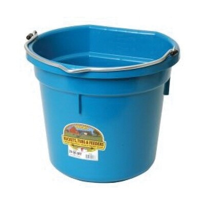 Teal Flat-Back Bucket, 20-Qt