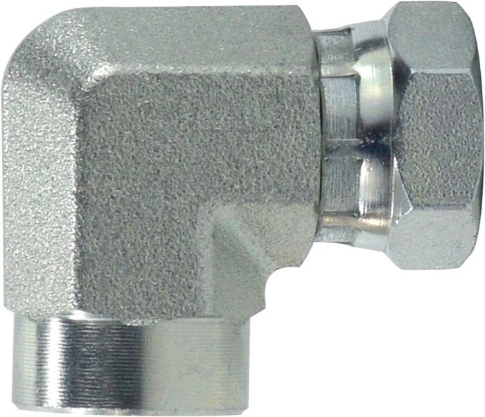 Hydraulic Ell Adaptor, 3/8&quot;FP X 3/8&quot;FP