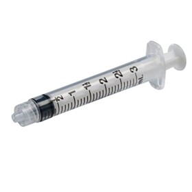Medtronic Animal Health SYL-8881513934 Luer-Lok Syringe, 3ML