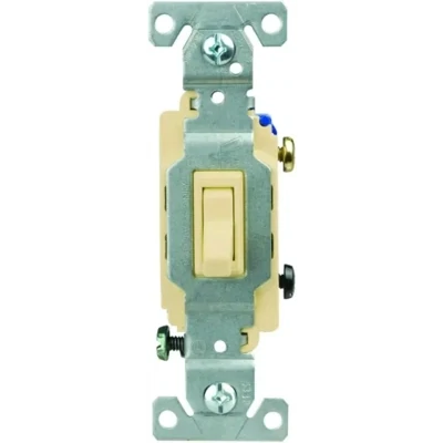 Eaton 1301-7V10 Ivory Light Switches, 10Pk
