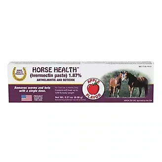 Farnam 100503595 Horse Health Equine Ivermectin Paste, Apple Flavored, 1.87%