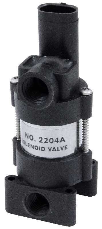 Cropcare 3-Way Solenoid Valve, 12V, 55psi, 1/4&quot;