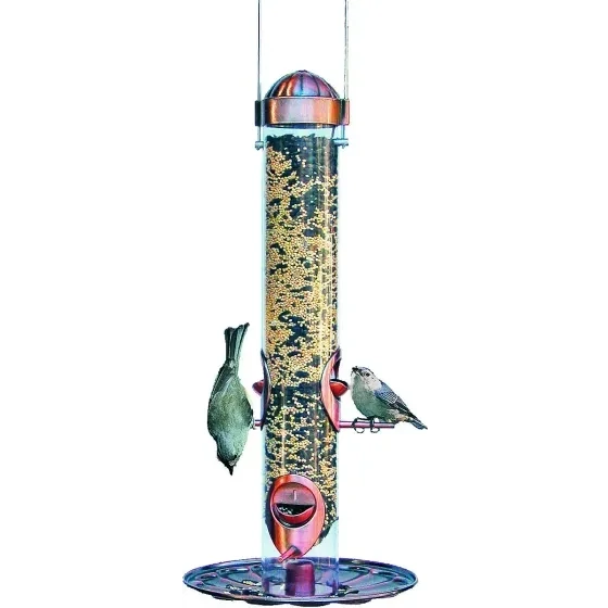 Perky Pet 385-2 Antique Copper Bird Feeder, 17&quot;