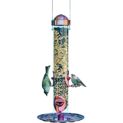 Perky Pet 385-2 Antique Copper Bird Feeder, 17&quot;