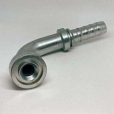 Hydraulic 90° Ell Fitting, 1&quot;X1-1/4&quot; CAT Flange