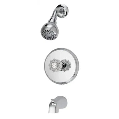 Boston Harbor GU-F1010509CP Chrome Tub/Shower Faucet w/1 Acrylic Knob