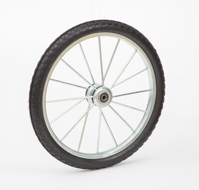 Flat Free Semi-Pneumatic Garden Cart Wheel, 20&quot;