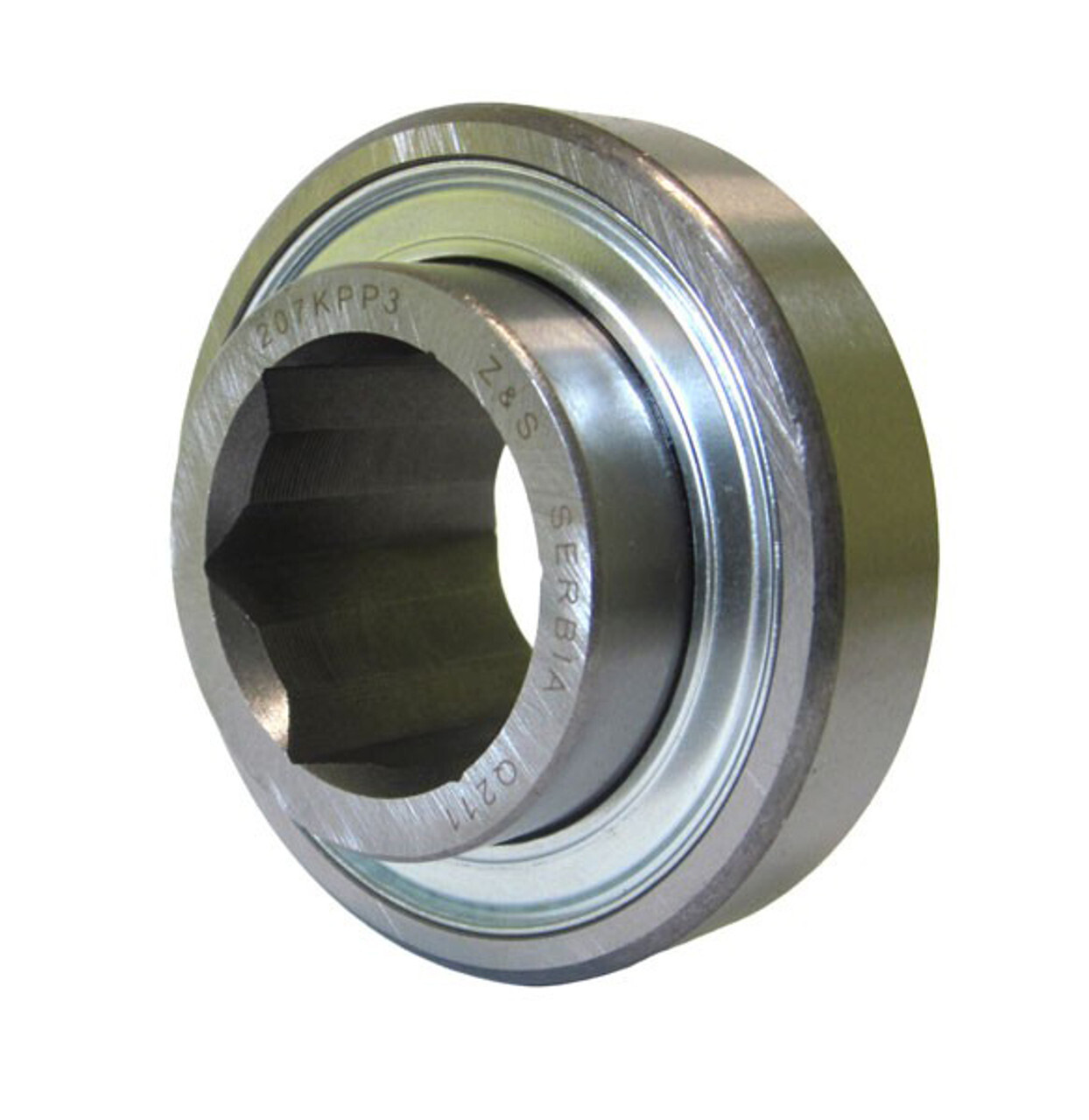 Fafnir Hex Bore Ag Bearing, 1-1/4&quot;X2.835&quot;X0.669&quot;X1.484&quot;