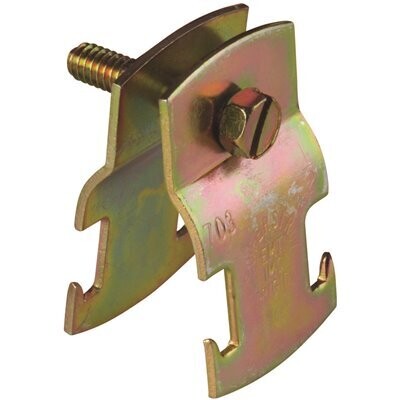 SuperStrut Z703 1-25 Galv/Gold Clamp, 1&quot;