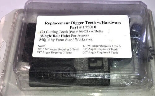 Worksaver Red Claw Cutting Teeth Kit w/Bolts
