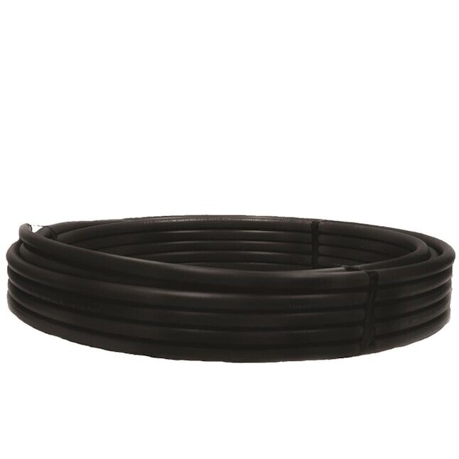 Cresline Black Plastic Pipe, 1-1/2&quot;X300Ft 160Psi