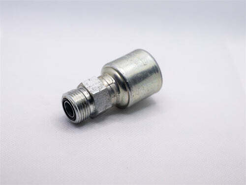 Hydraulic Fitting, 1&quot;X1&quot; Male Flat Face O-Ring