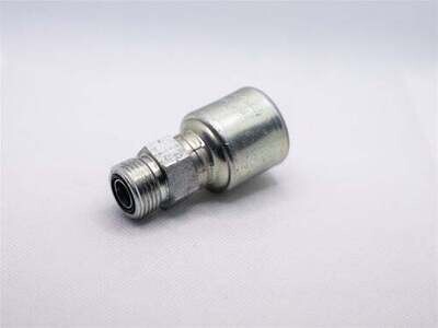 Hydraulic Fitting, 1&quot;X1&quot; Male Flat Face O-Ring