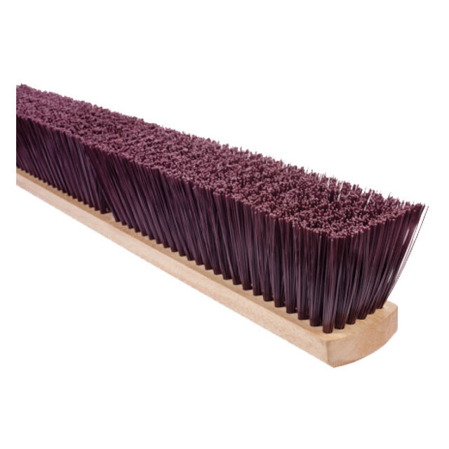 Maroon Superb Coarse Sweep Brush, 30&quot;