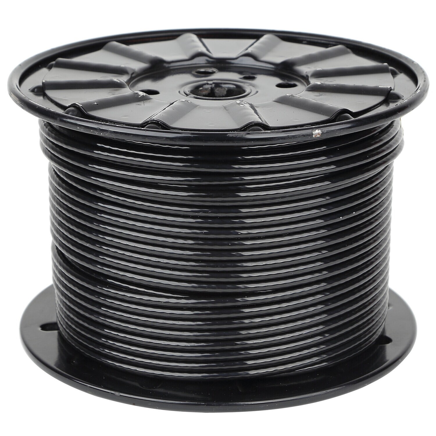Black Vinyl Coated HDG 7X19 Cable, UV-Resist. 1/8&quot;X500Ft