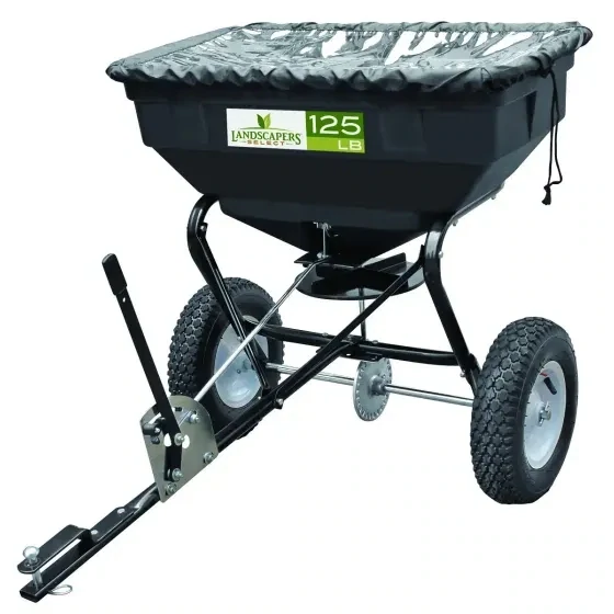 Landscaper&#39;s Select YTL31508 125Lb Tow-Behind Lawn Spreader