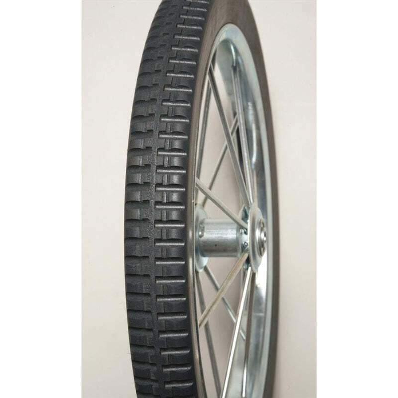 Flat Free Semi-Pneumatic Cart Wheel, 24&quot;