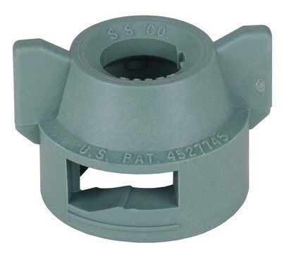 TeeJet QJ FloodJet Green Nozzle Cap &amp; Gasket For Streamers