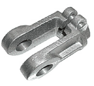 Cylinder Rod End Clevis, 1-1/8&quot; Thrd, 1&quot; Pin