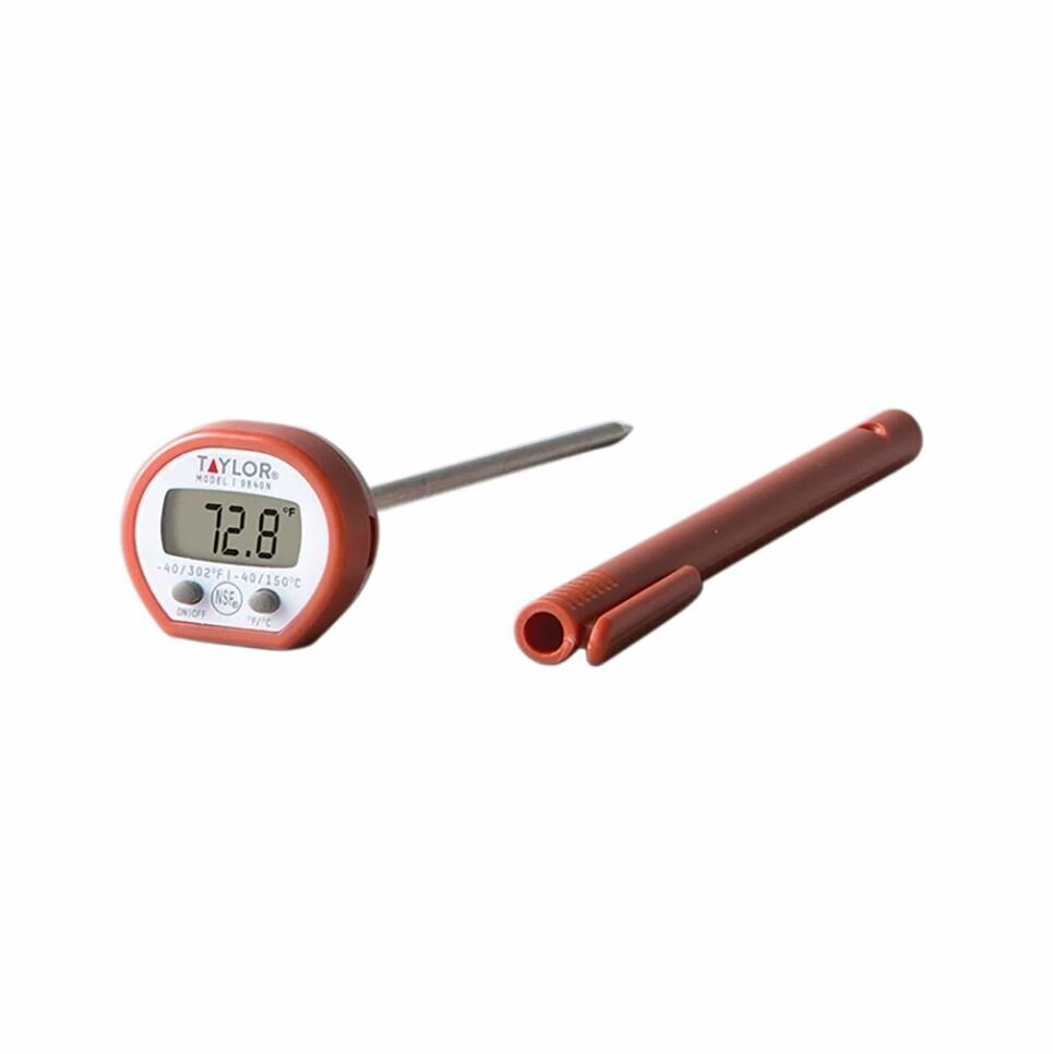 Taylor 9840 Digital Meat Thermometer, -58 - 302Deg F