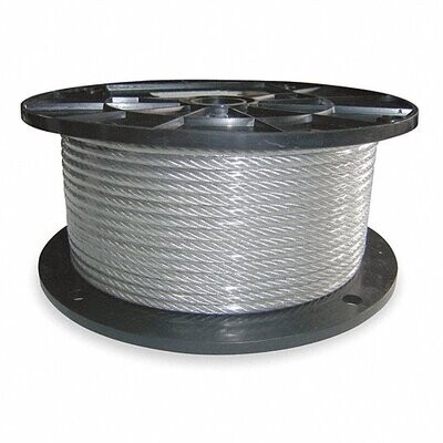 Vinyl Coated Cable, 3/16&quot;