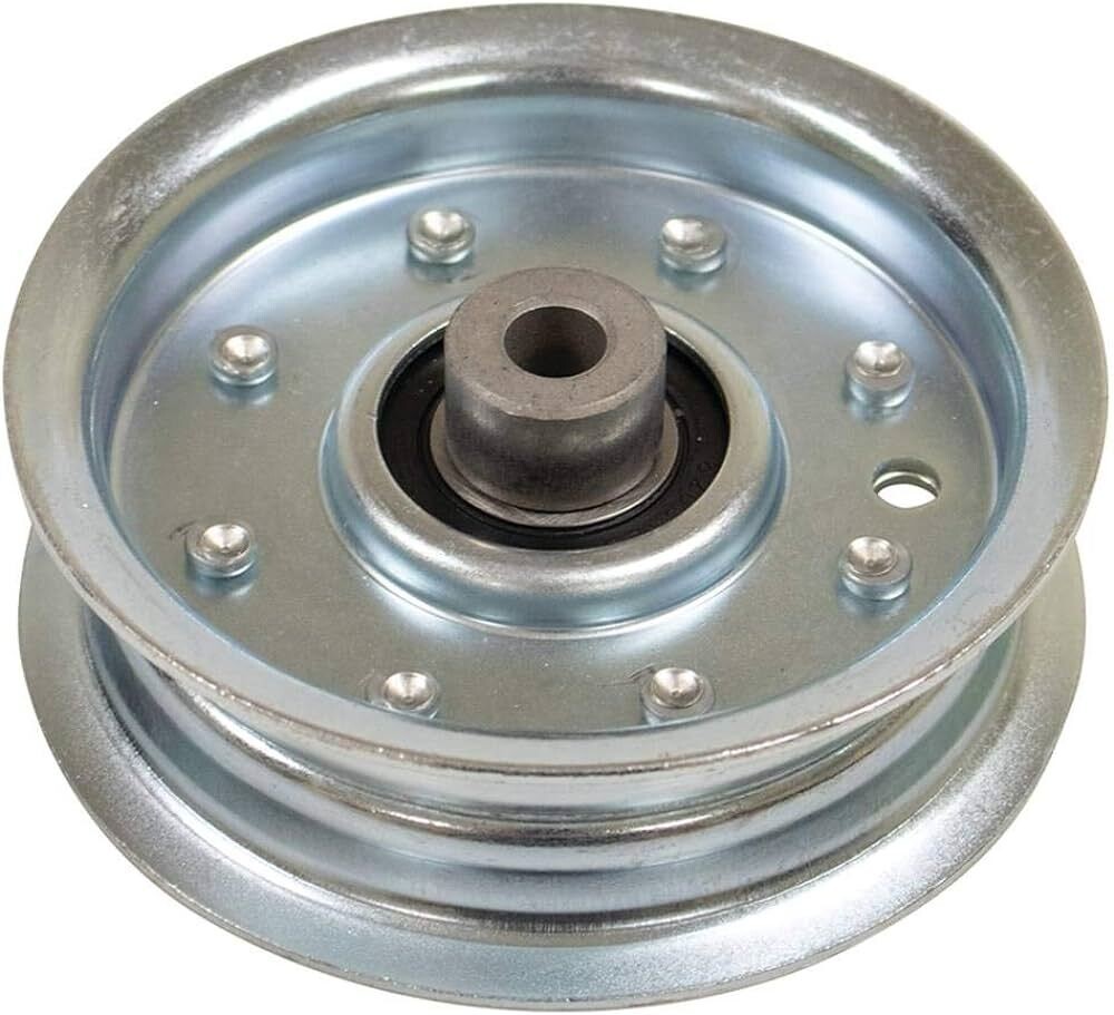 Flat Idler Pulley, 3/8&quot;Bore X 4&quot;OD