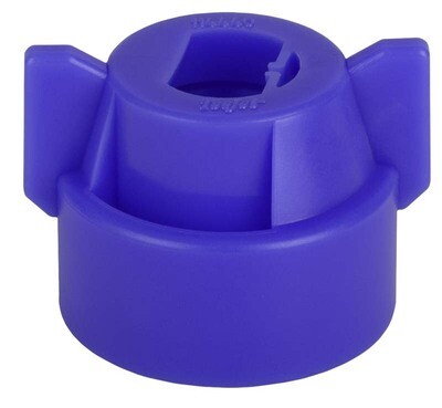 QJ Flat Spray Nozzle Cap, Blue w/Gasket