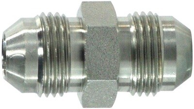 Hydraulic Union Adaptor, 1/4&quot;MJ X 1/4&quot; MJ