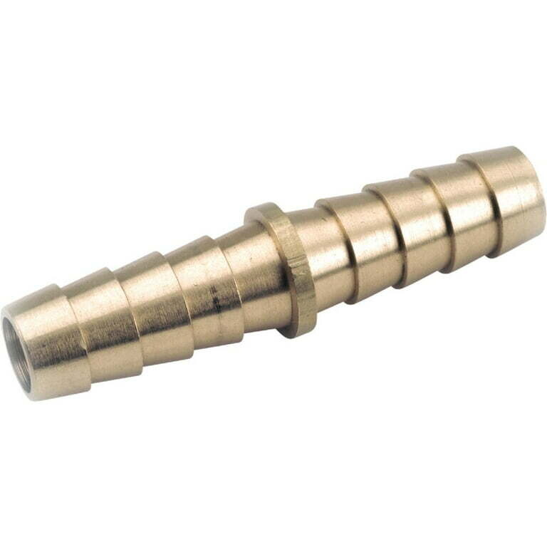 Anderson Metals 757014-10 Brass Barb Coupler, 5/8&quot;