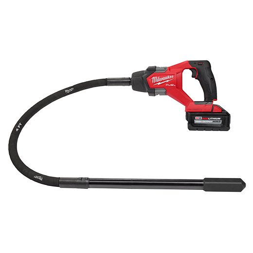 Milwaukee M18 Fuel Concrete Vibrator Kit w/4Ft Shaft