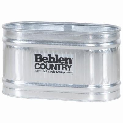 Behlen Country 50130028 Galv. 103-Gal. Oval Stock Tank, 2&#39;X2&#39;X4&#39;
