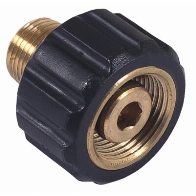 Mi-T-M AW-0023-0489 Pressure Washer Adaptor, 3/8&quot;MP X M22