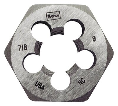 Irwin 8461 Hex Die, 7/8&quot;-9TPI