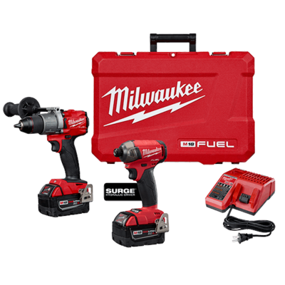 Milwaukee M18 Fuel Hammerdrill/ Surge Impact Driver Kit