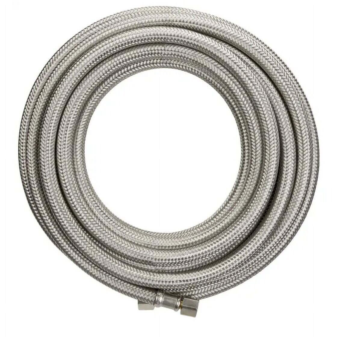 PlumbPak PP255920 SS Ice Maker Connection Hose, 1/4CX20Ft