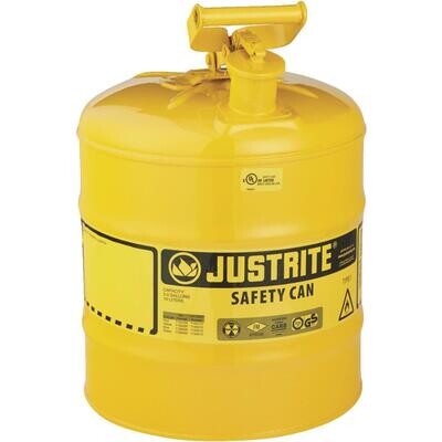 JustRite 7150200 Type1 Safety Steel Diesel Can